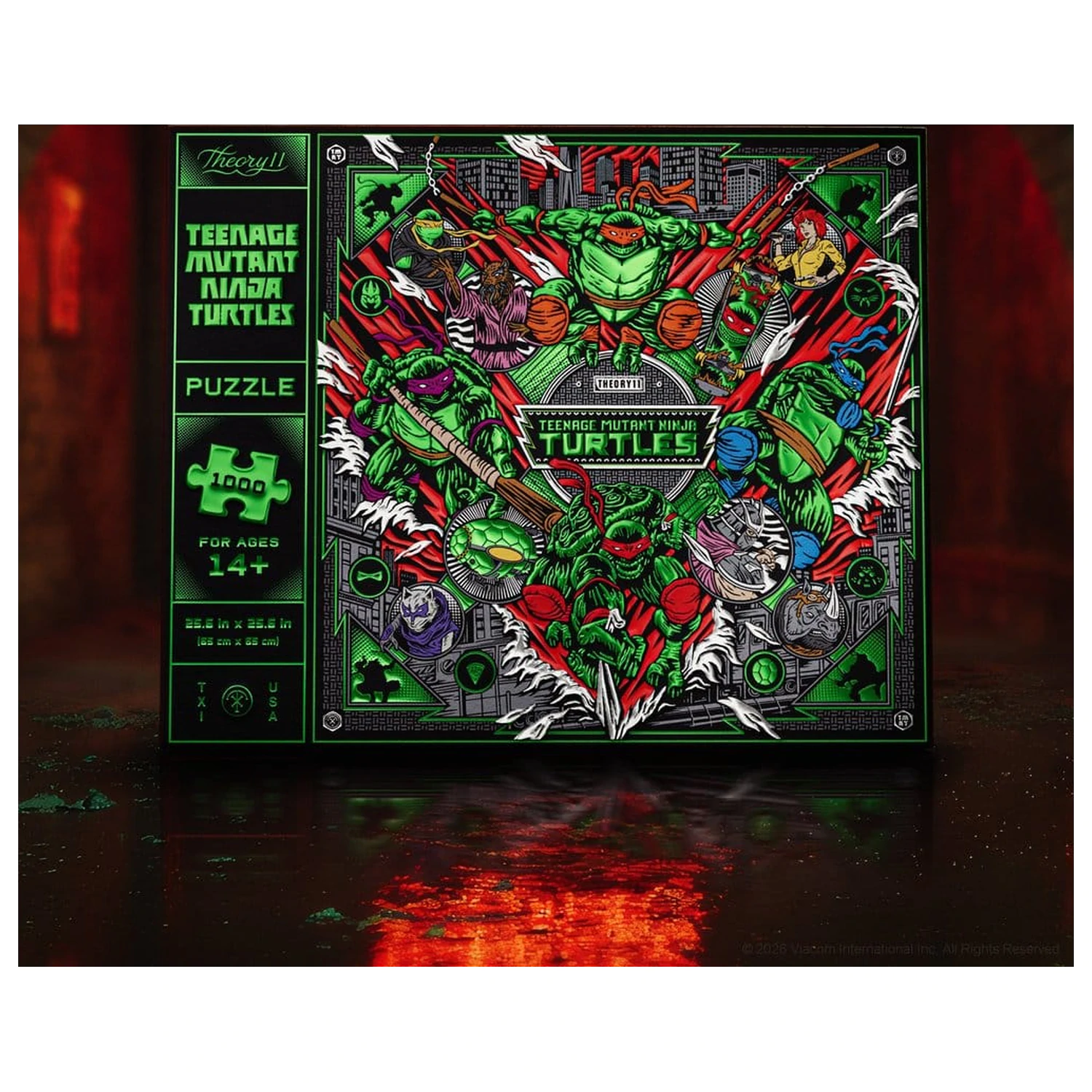 Teenage Mutant Ninja Turtles wielowymiarowe puzzle (1000 elementów) zdjęcie produktu