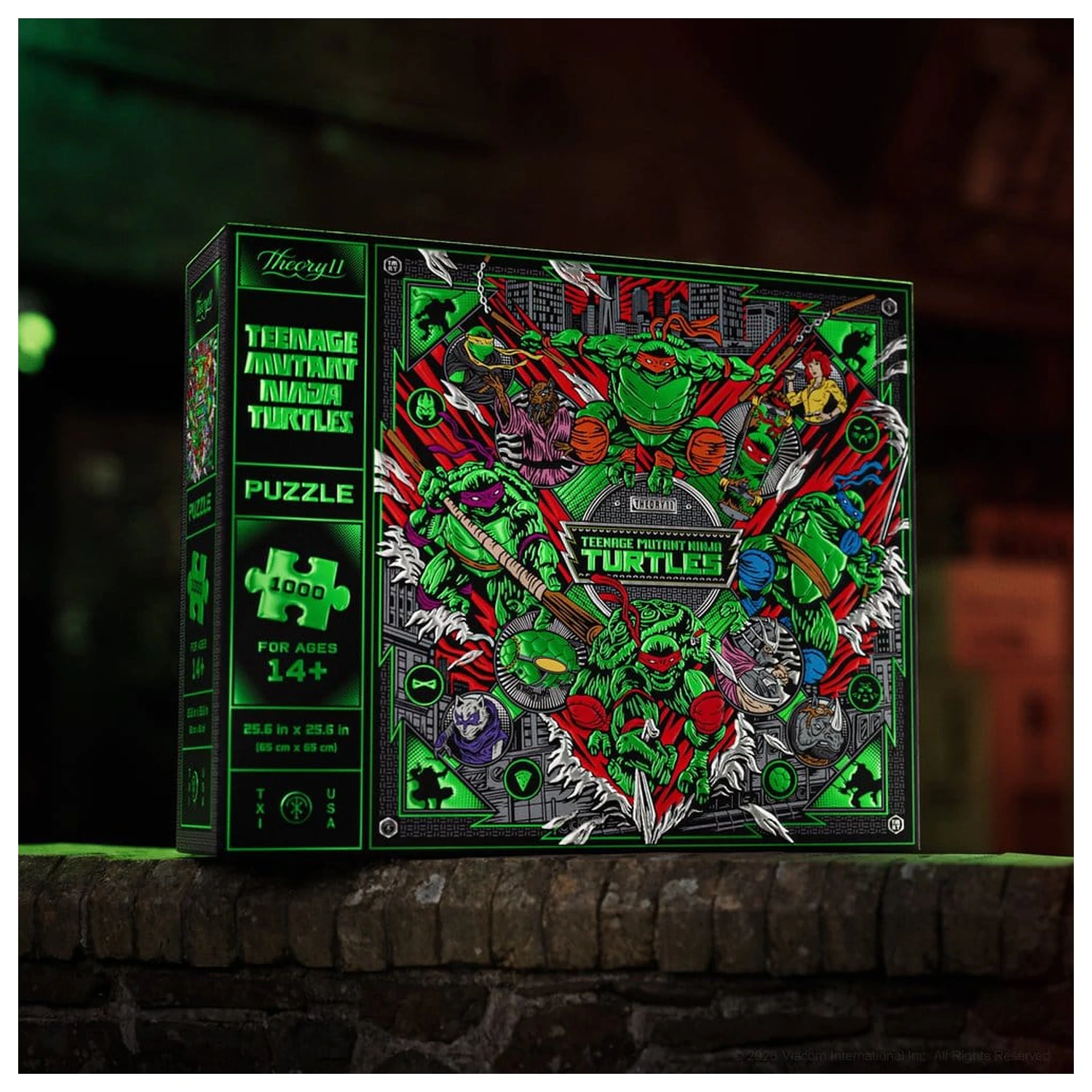 Teenage Mutant Ninja Turtles wielowymiarowe puzzle (1000 elementów) zdjęcie produktu