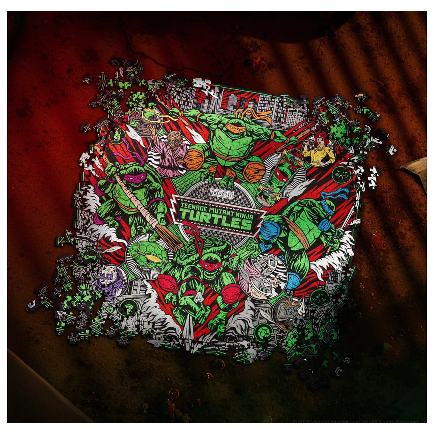 Teenage Mutant Ninja Turtles wielowymiarowe puzzle (1000 elementów) zdjęcie produktu