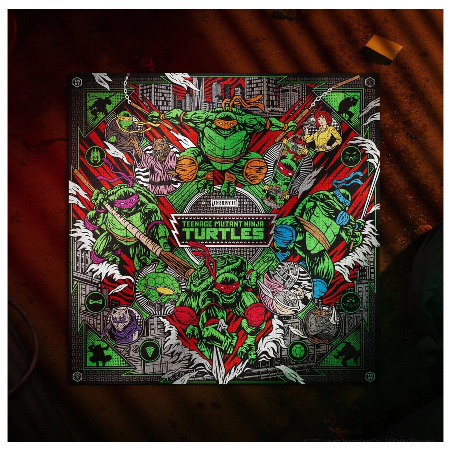 Teenage Mutant Ninja Turtles wielowymiarowe puzzle (1000 elementów) zdjęcie produktu
