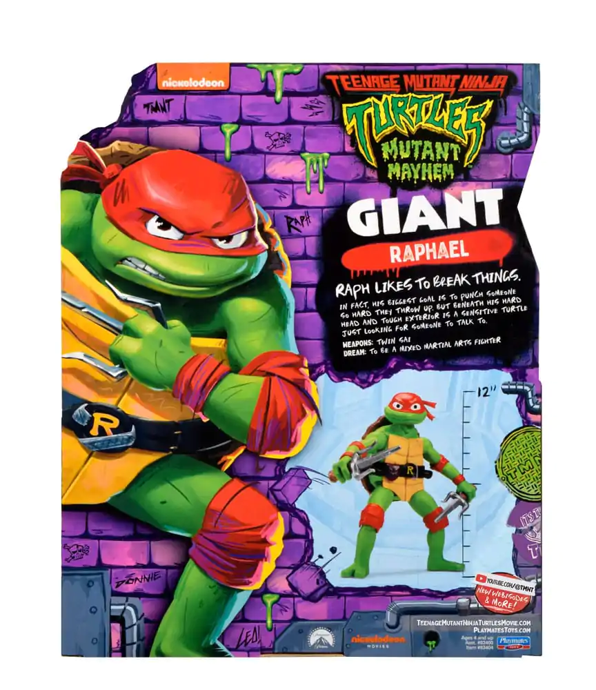 Wojownicze Żółwie Ninja: Zmutowany chaos figurka akcji Olbrzymi Raphael 30 cm zdjęcie produktu