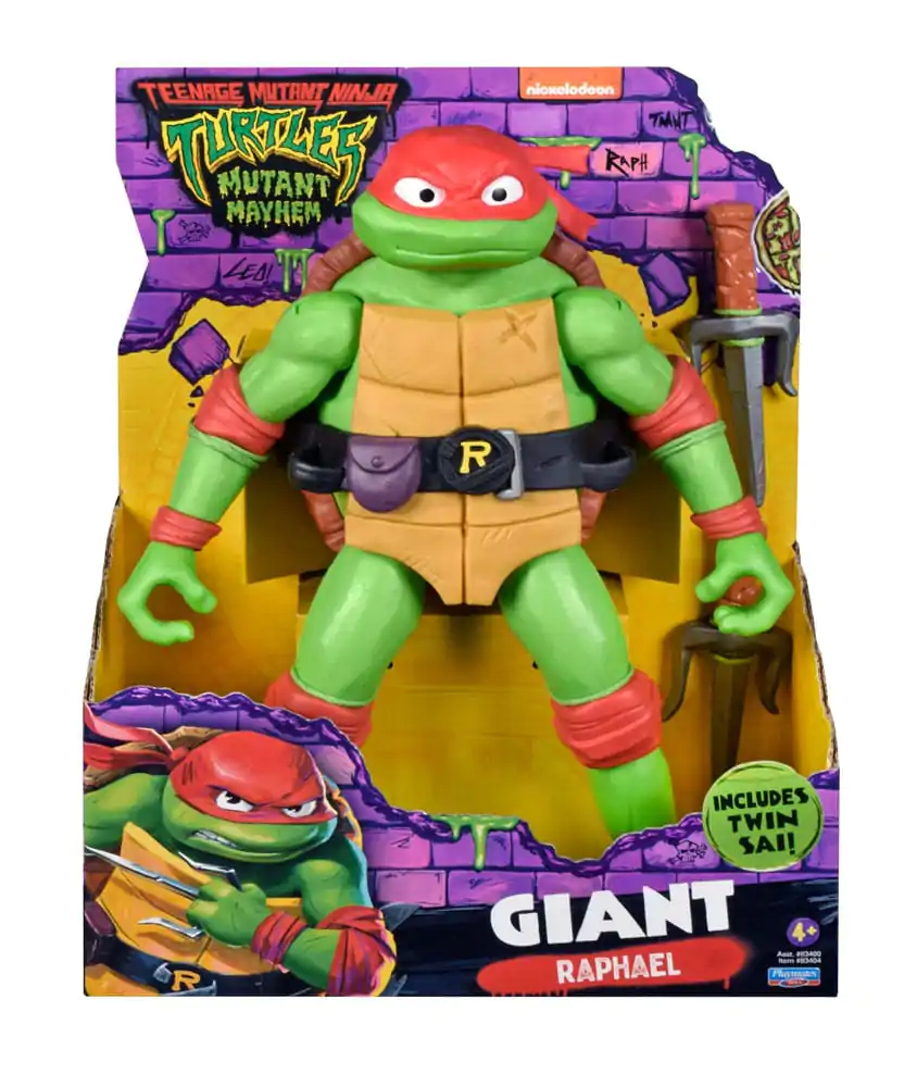 Wojownicze Żółwie Ninja: Zmutowany chaos figurka akcji Olbrzymi Raphael 30 cm zdjęcie produktu