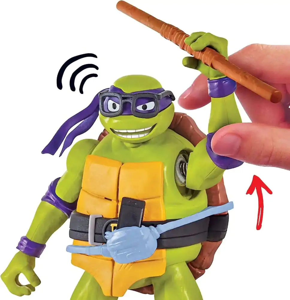 Wojownicze Żółwie Ninja: Zmutowany chaos figurka Ninja Shouts Donatello 14 cm zdjęcie produktu
