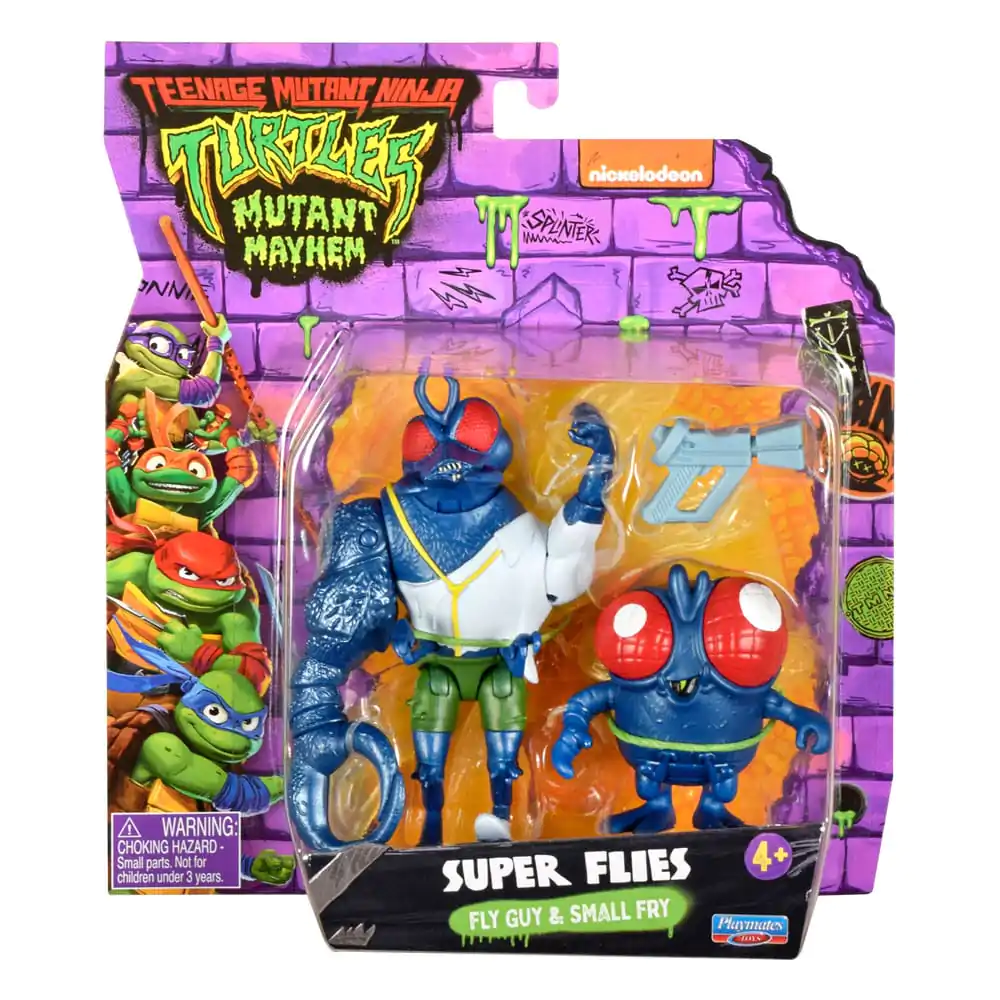 Wojownicze Żółwie Ninja: Zmutowany chaos - Figurki Super Fly i Toddler Super Fly 11 cm zdjęcie produktu