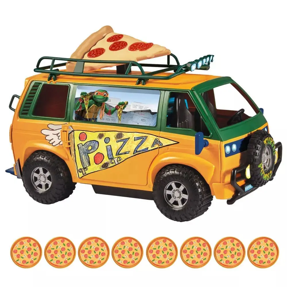 Wojownicze Żółwie Ninja: Mutant Mayhem Vehicle Pizza Van 20 cm zdjęcie produktu