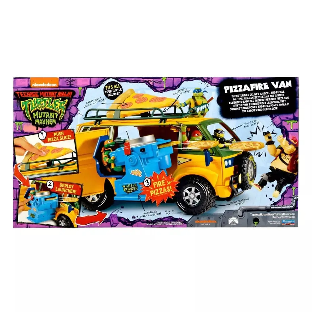 Wojownicze Żółwie Ninja: Mutant Mayhem Vehicle Pizza Van 20 cm zdjęcie produktu