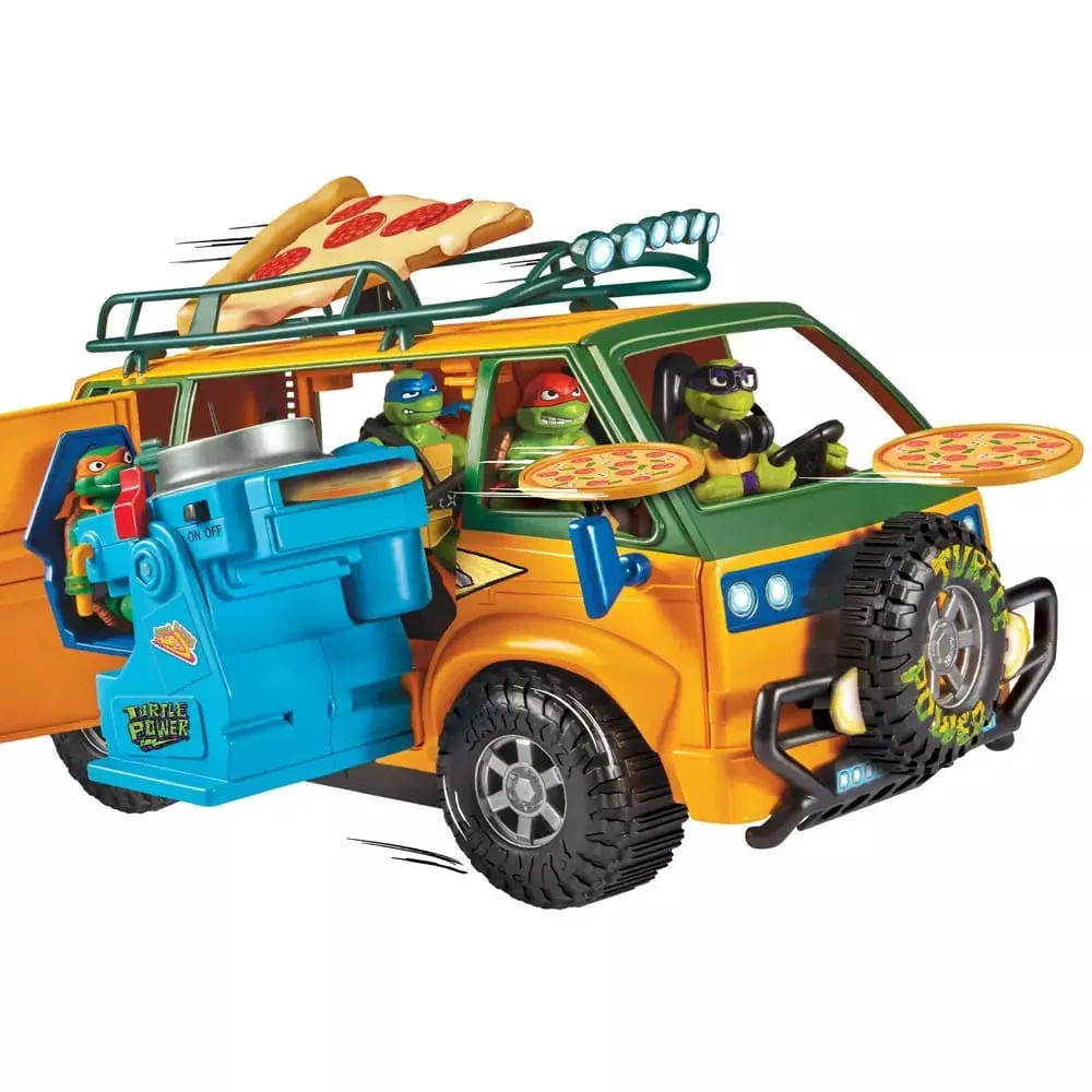 Wojownicze Żółwie Ninja: Mutant Mayhem Vehicle Pizza Van 20 cm zdjęcie produktu