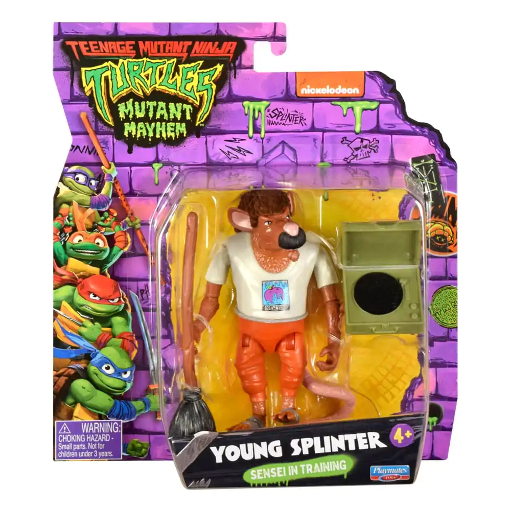 Teenage Mutant Ninja Turtles: Mutant Mayhem Figurka Young Splinter 11 cm zdjęcie produktu