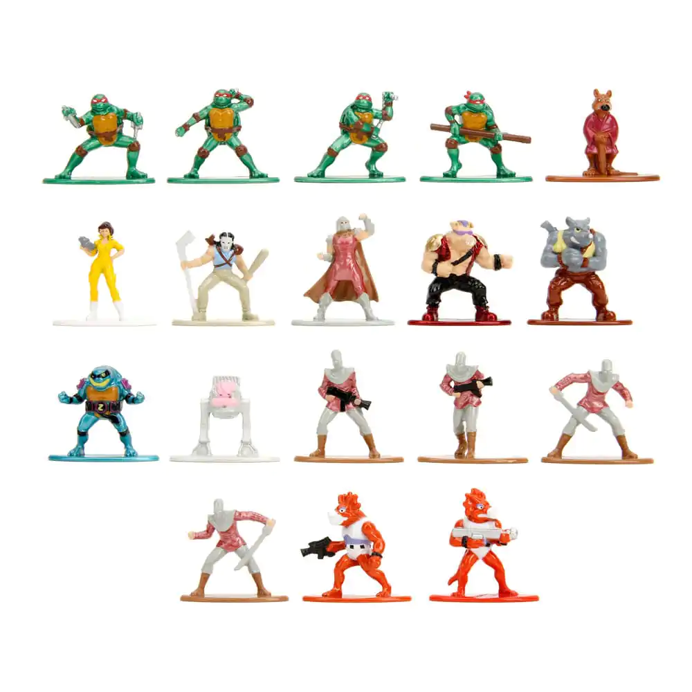 Teenage Mutant Ninja Turtles Nano Metalfigs Odlewane Mini Figurki 18-Pack Wave 2 4 cm zdjęcie produktu