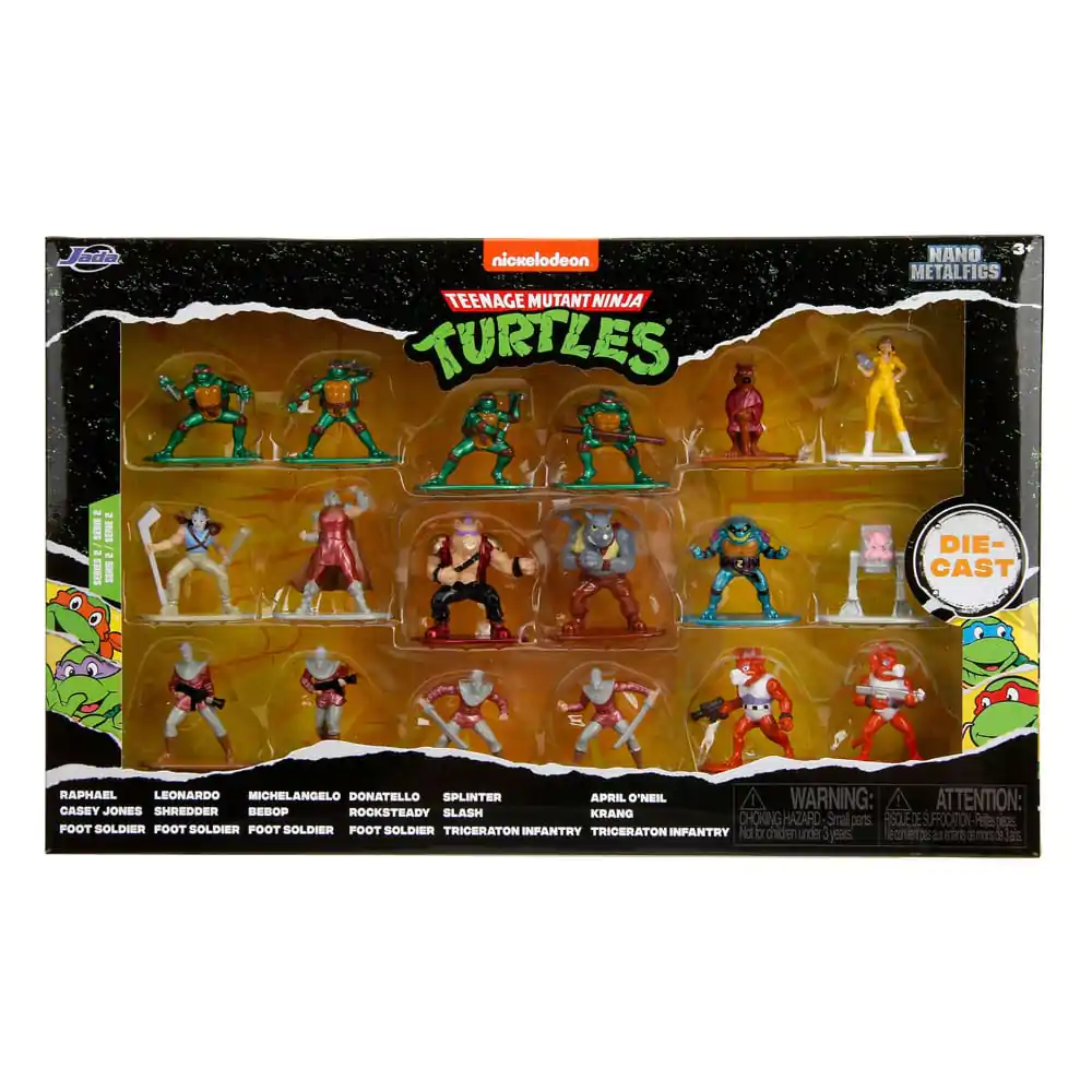 Teenage Mutant Ninja Turtles Nano Metalfigs Odlewane Mini Figurki 18-Pack Wave 2 4 cm zdjęcie produktu