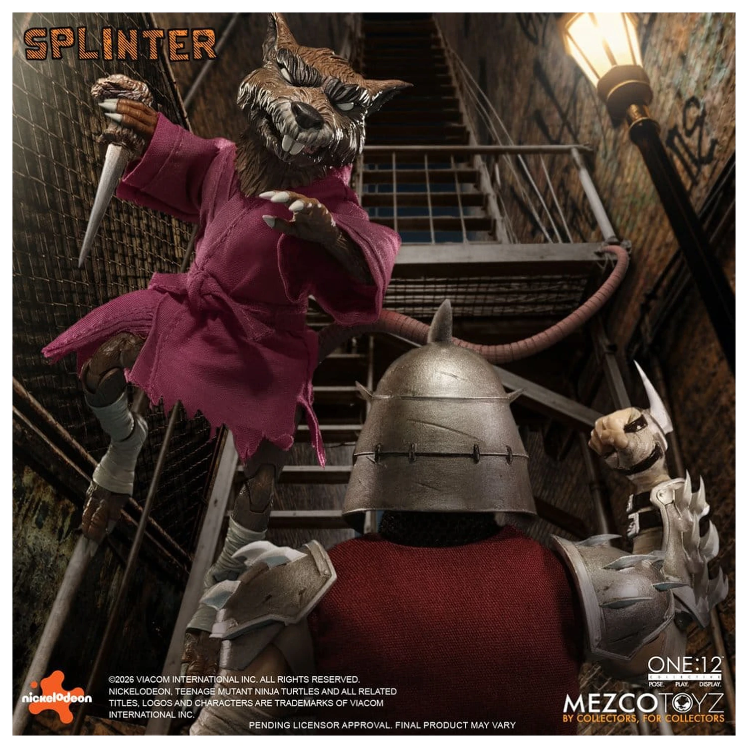 Teenage Mutant Ninja Turtles One:12 Collective Action Figure 1/12 Splinter 17 cm zdjęcie produktu