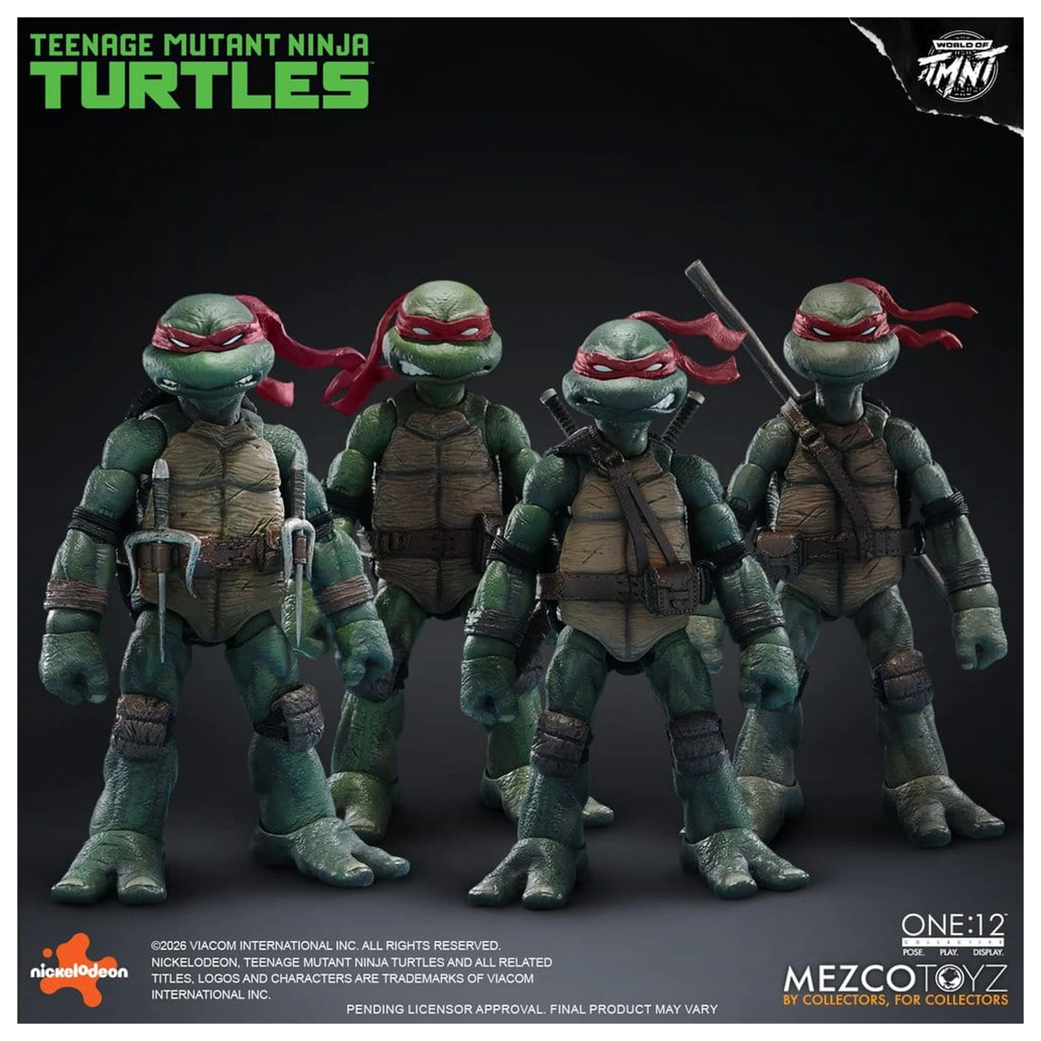 Teenage Mutant Ninja Turtles One:12 Collective Figurki akcji 1/12 Zestaw w pudełku 17 cm zdjęcie produktu