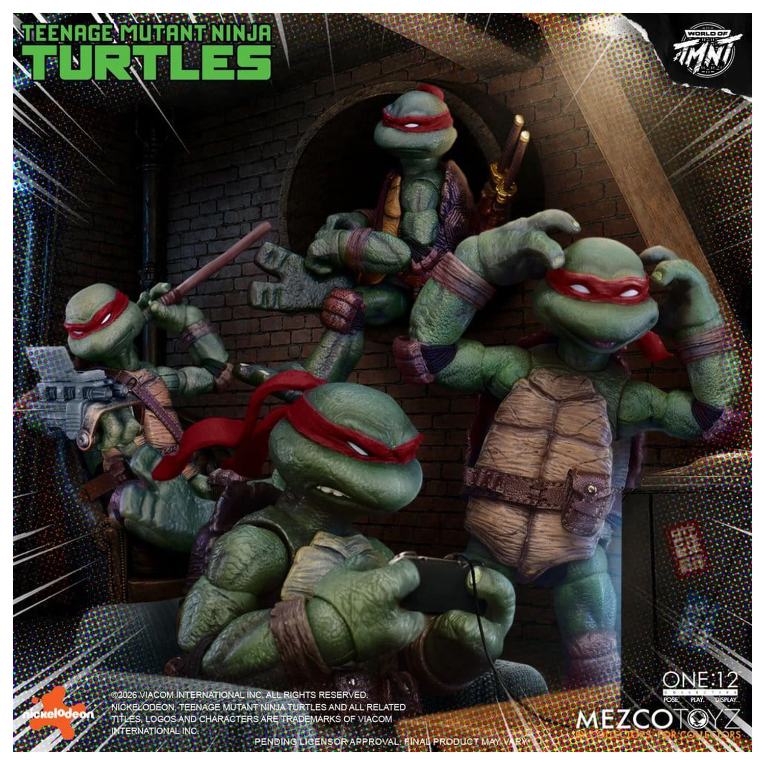 Teenage Mutant Ninja Turtles One:12 Collective Figurki akcji 1/12 Zestaw w pudełku 17 cm zdjęcie produktu