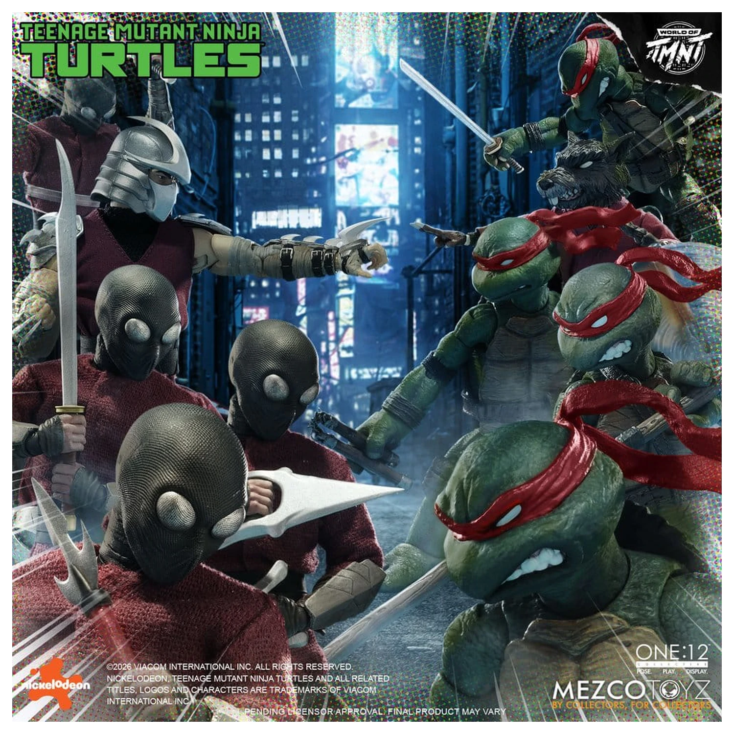 Teenage Mutant Ninja Turtles One:12 Collective Figurki akcji 1/12 Zestaw w pudełku 17 cm zdjęcie produktu