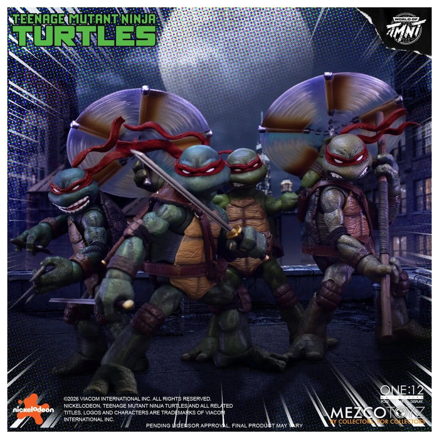 Teenage Mutant Ninja Turtles One:12 Collective Figurki akcji 1/12 Zestaw w pudełku 17 cm zdjęcie produktu