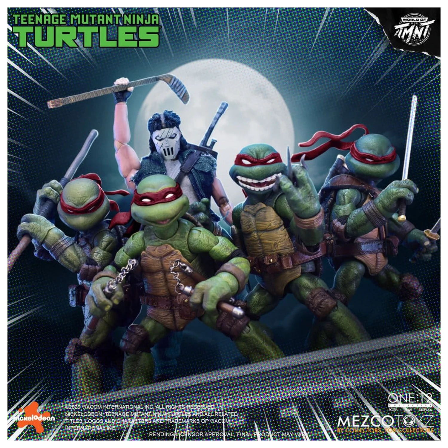 Teenage Mutant Ninja Turtles One:12 Collective Figurki akcji 1/12 Zestaw w pudełku 17 cm zdjęcie produktu