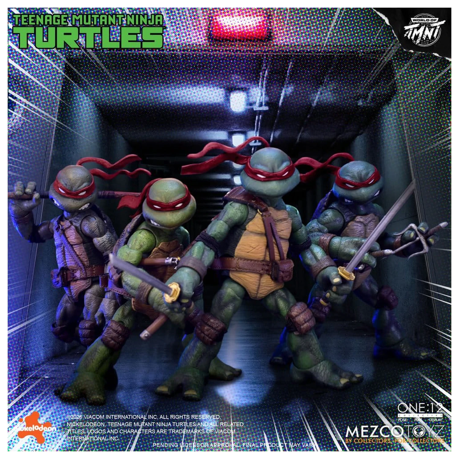 Teenage Mutant Ninja Turtles One:12 Collective Figurki akcji 1/12 Zestaw w pudełku 17 cm zdjęcie produktu