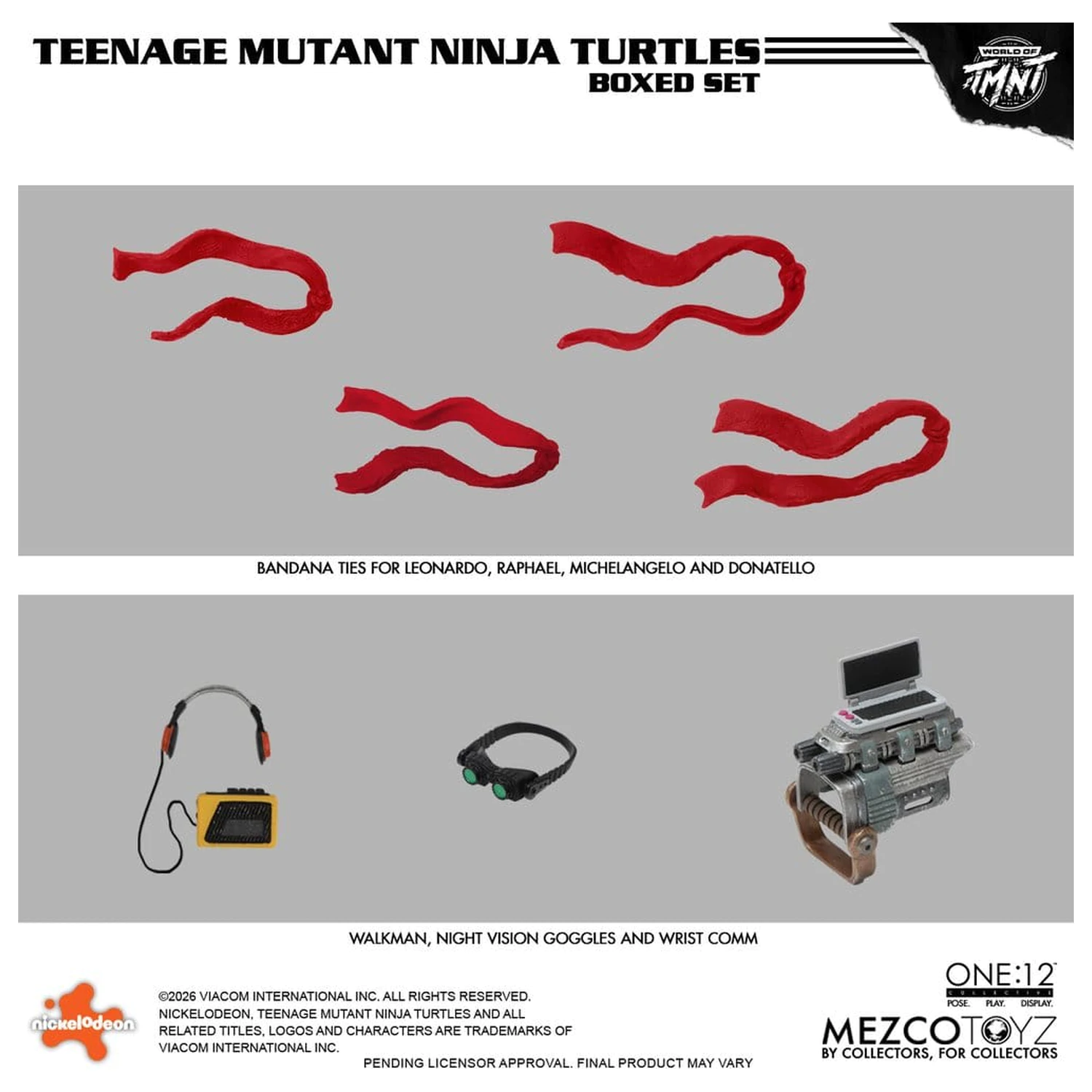 Teenage Mutant Ninja Turtles One:12 Collective Figurki akcji 1/12 Zestaw w pudełku 17 cm zdjęcie produktu