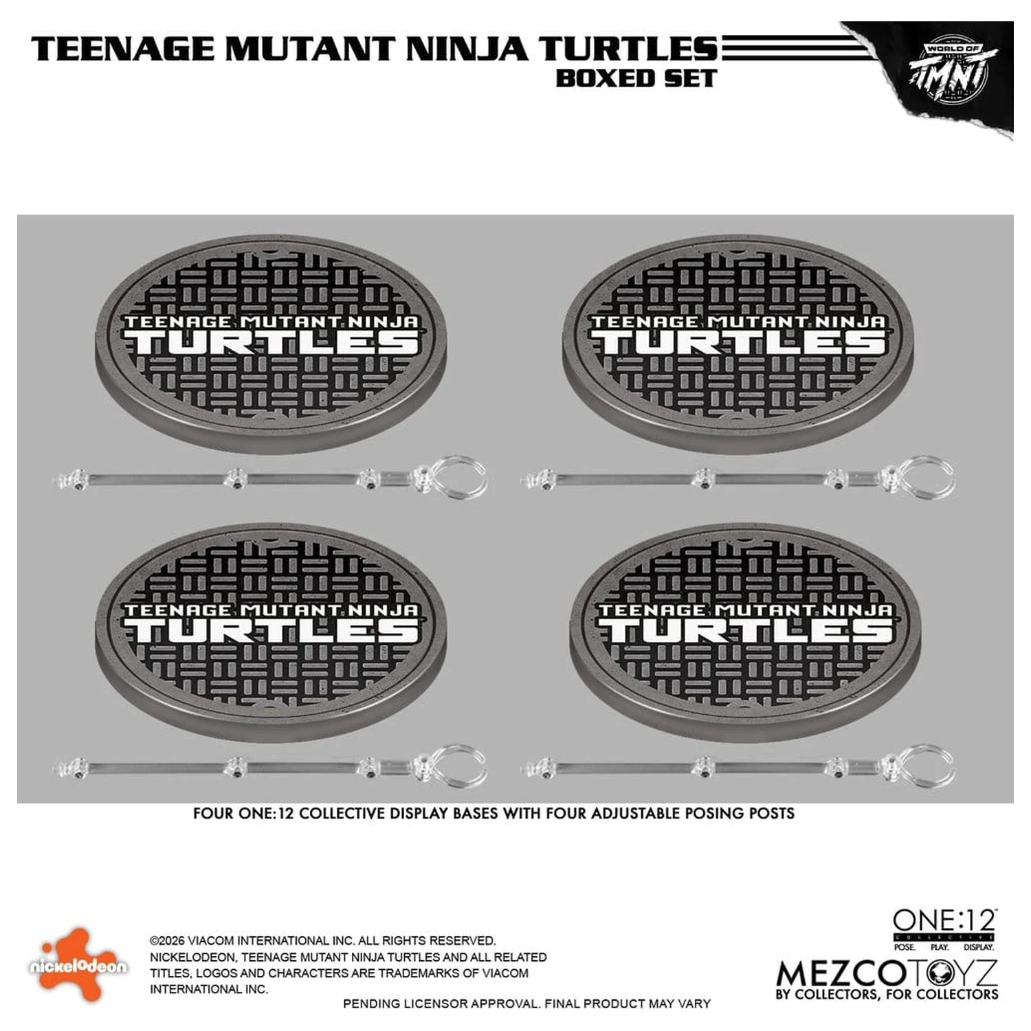 Teenage Mutant Ninja Turtles One:12 Collective Figurki akcji 1/12 Zestaw w pudełku 17 cm zdjęcie produktu