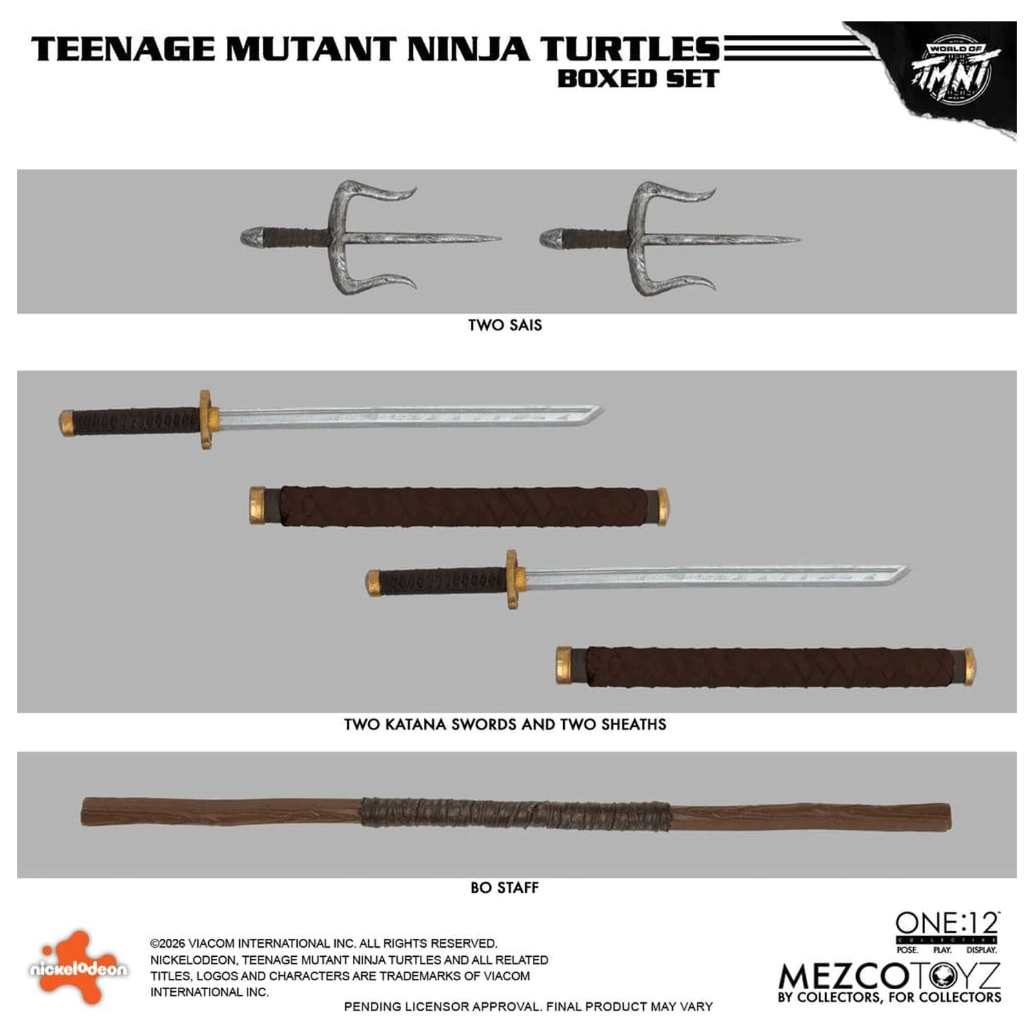 Teenage Mutant Ninja Turtles One:12 Collective Figurki akcji 1/12 Zestaw w pudełku 17 cm zdjęcie produktu
