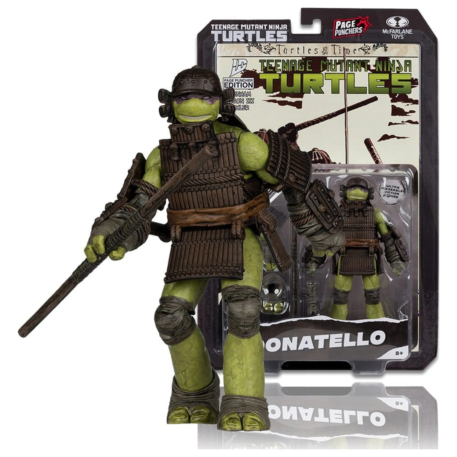 Teenage Mutant Ninja Turtles Page Punchers figurka Donatello (Turtles in Time) 13 cm zdjęcie produktu