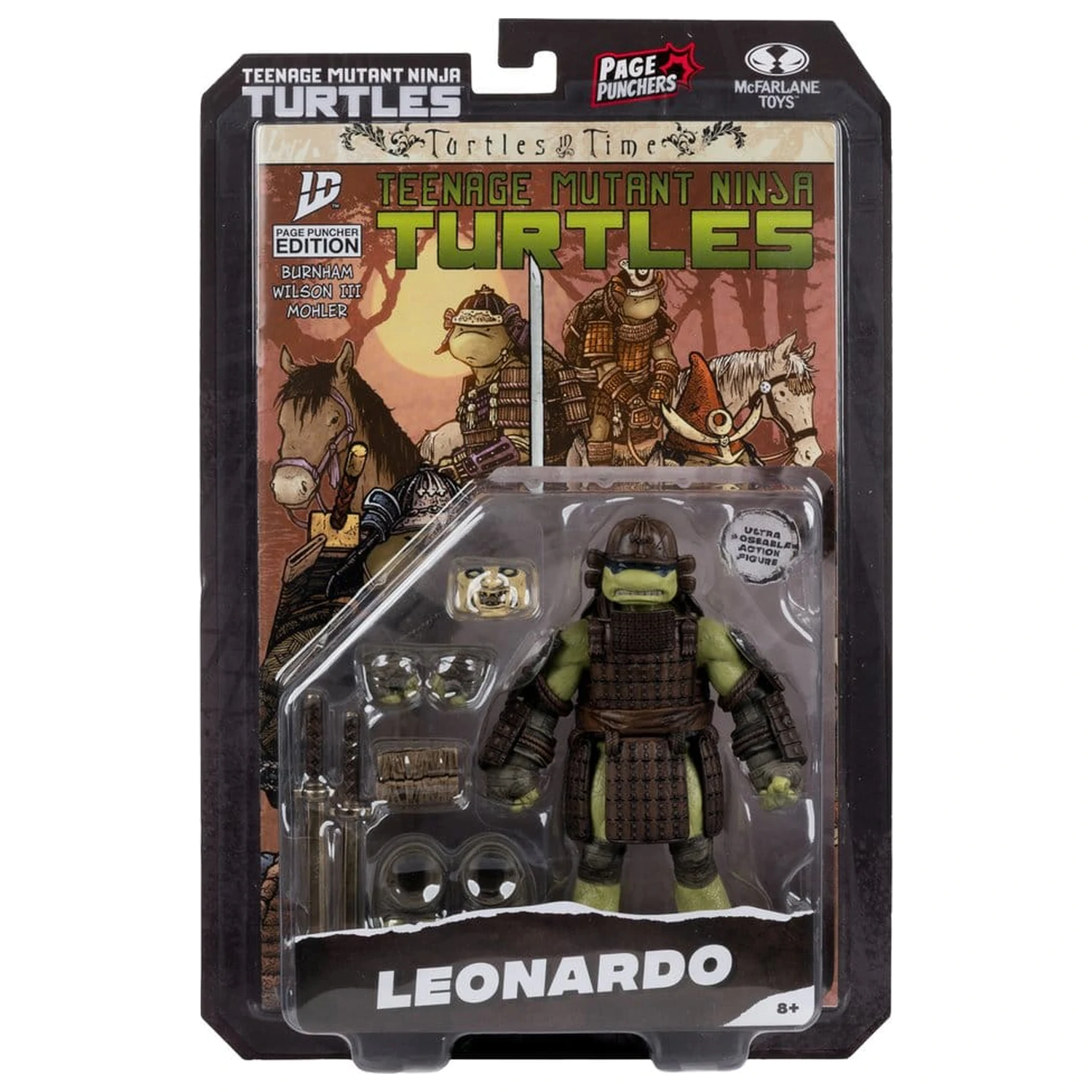 Teenage Mutant Ninja Turtles Page Punchers Action Figure Leonardo (Turtles in Time) 13 cm zdjęcie produktu