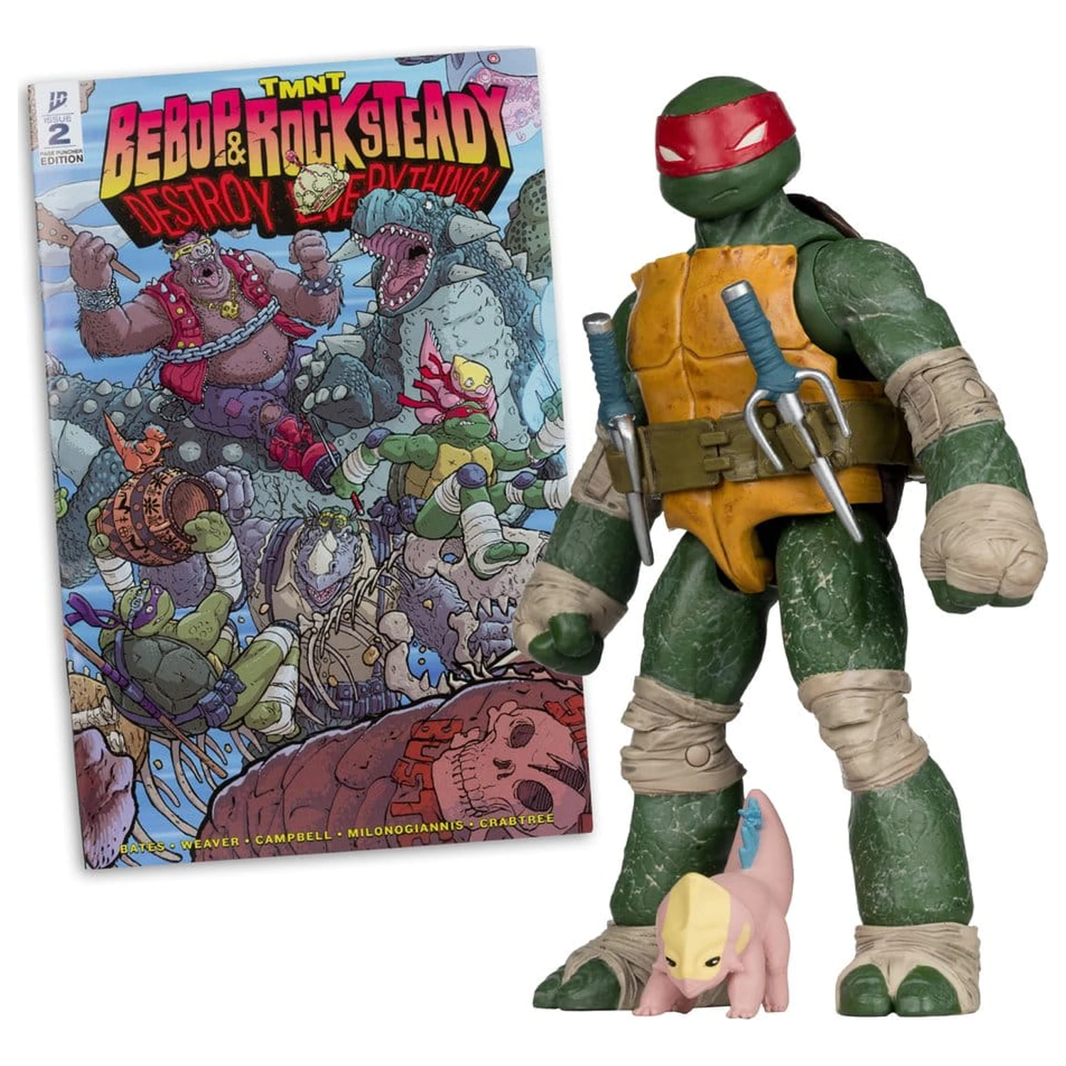 Teenage Mutant Ninja Turtles Page Punchers figurka akcji Raphael 13 cm zdjęcie produktu