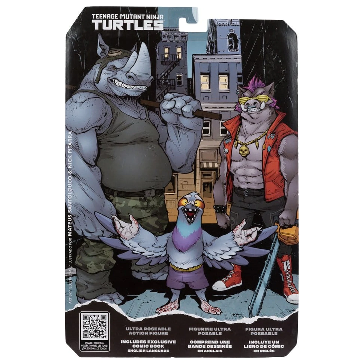 Teenage Mutant Ninja Turtles Page Punchers figurka Rocksteady 17 cm zdjęcie produktu