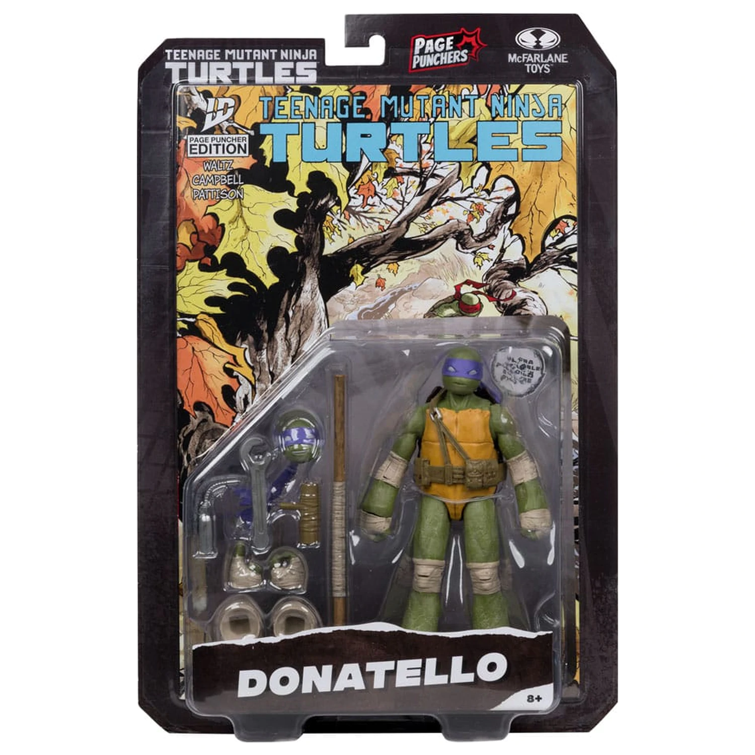 Teenage Mutant Ninja Turtles Page Punchers figurka akcji Donatello 13 cm zdjęcie produktu