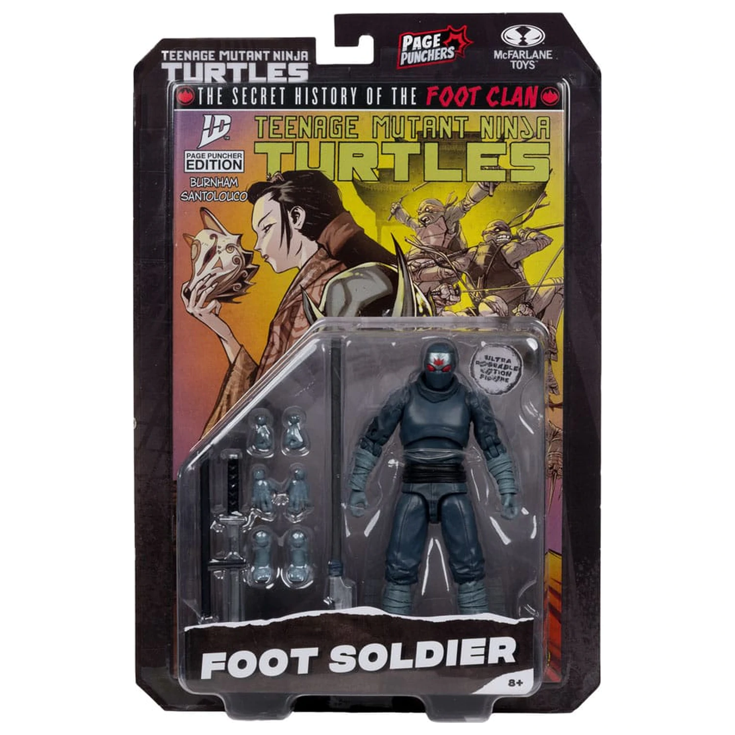 Teenage Mutant Ninja Turtles Page Punchers figurka akcji Foot Soldier 14 cm zdjęcie produktu