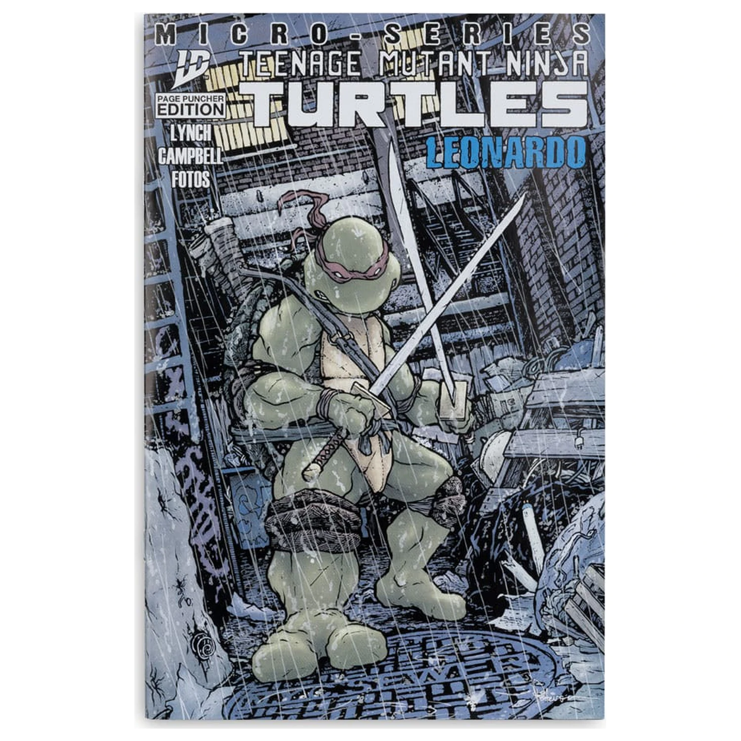Teenage Mutant Ninja Turtles Page Punchers figurka akcji Leonardo 13 cm zdjęcie produktu