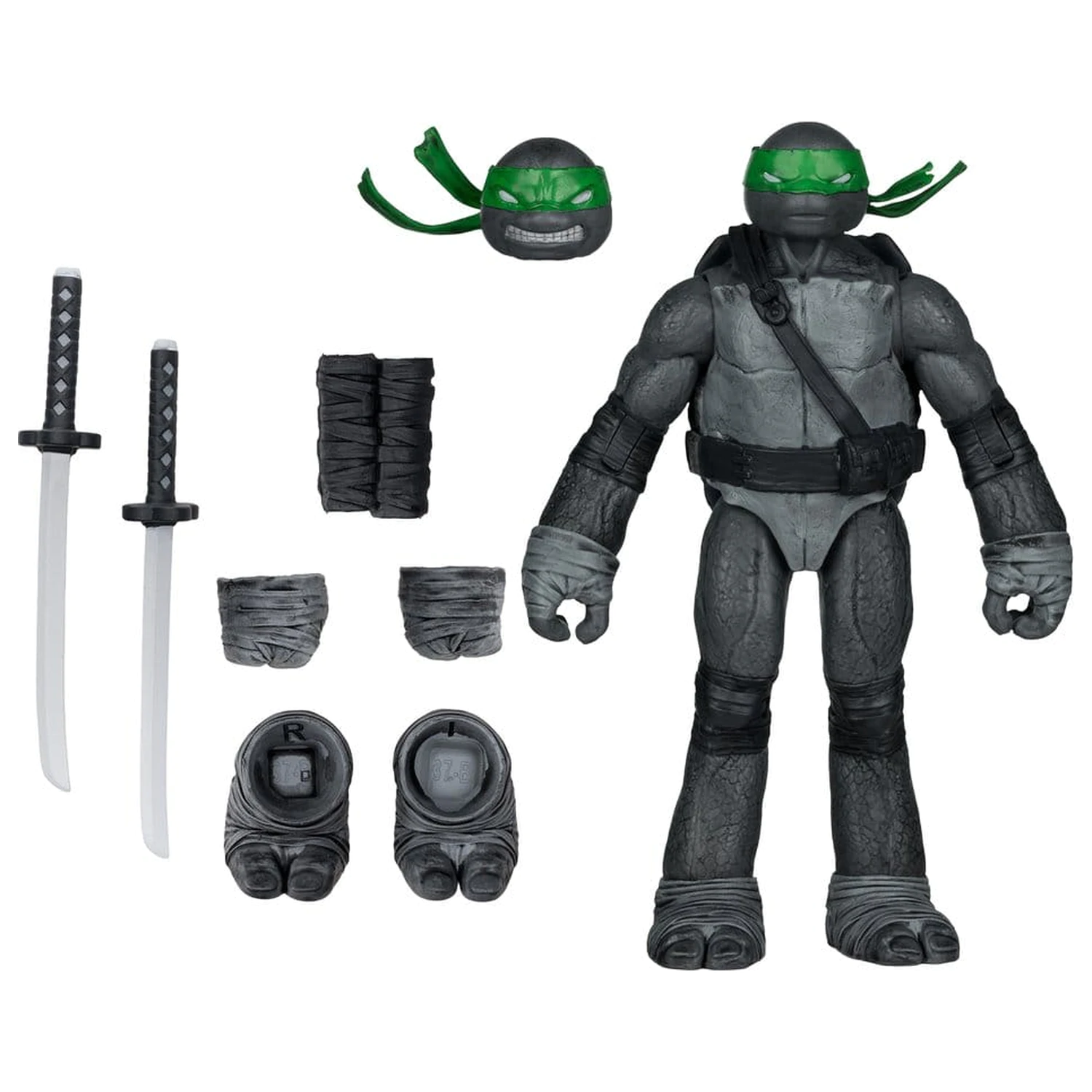 Teenage Mutant Ninja Turtles Page Punchers figurka akcji Leonardo (Black White & Green) (Red Platinum Edition) 13 cm zdjęcie produktu