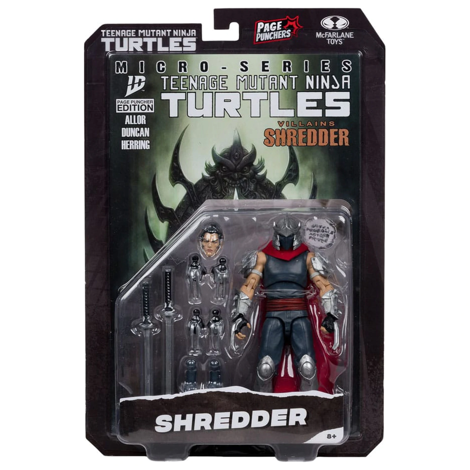 Teenage Mutant Ninja Turtles Page Punchers figurka akcji Shredder 14 cm zdjęcie produktu