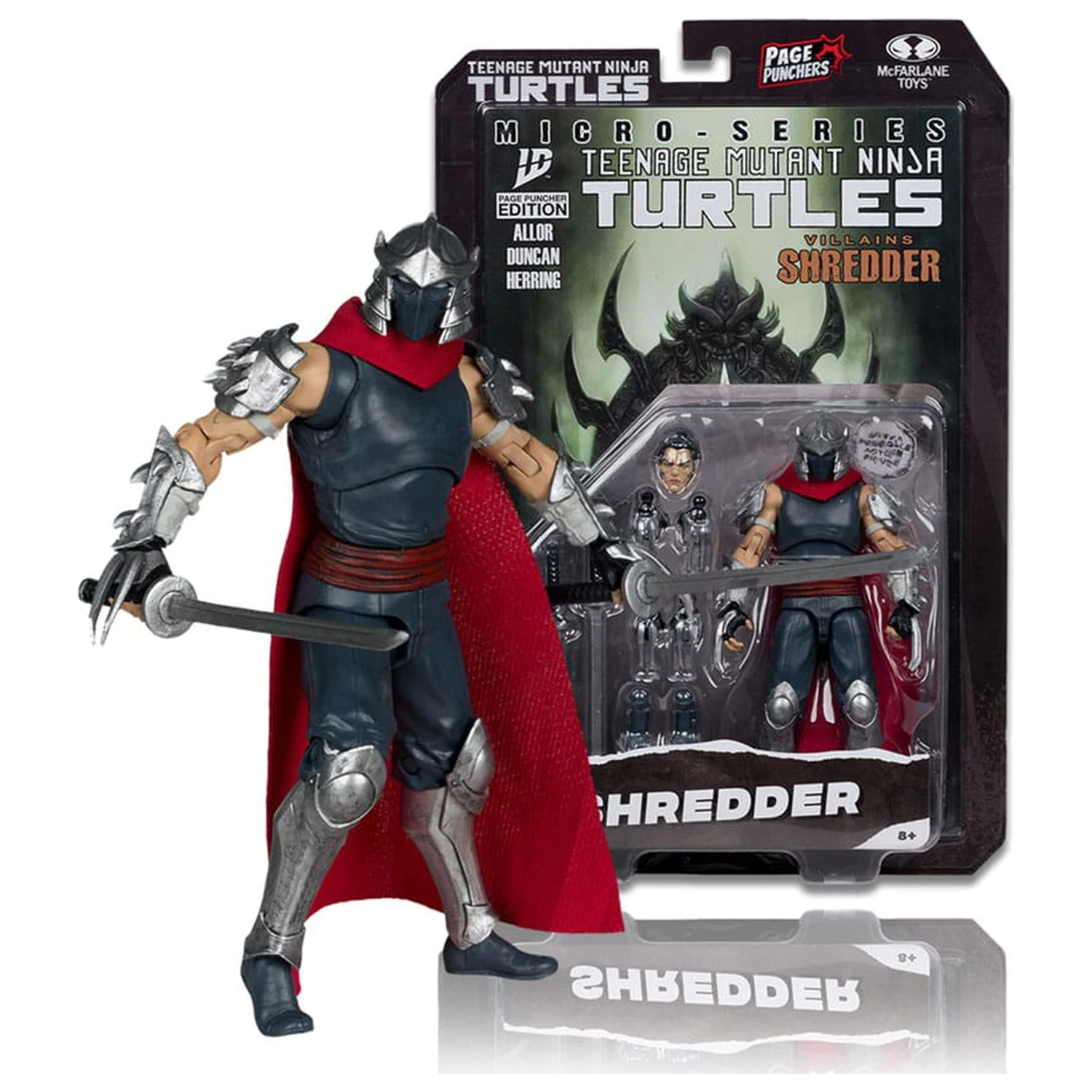 Teenage Mutant Ninja Turtles Page Punchers figurka akcji Shredder 14 cm zdjęcie produktu