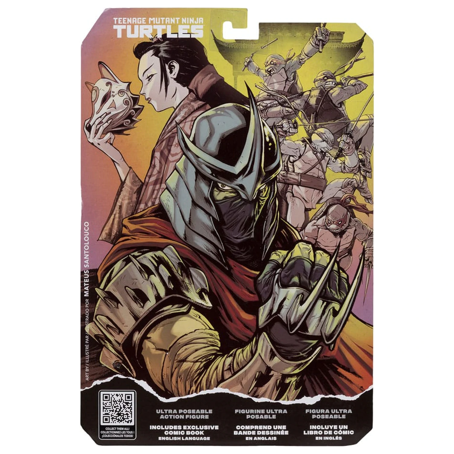 Teenage Mutant Ninja Turtles Page Punchers figurka akcji Shredder 14 cm zdjęcie produktu