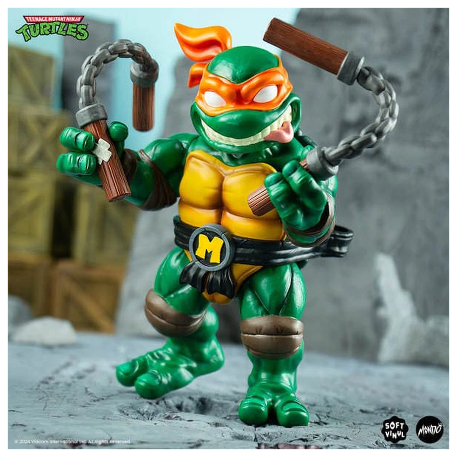 Teenage Mutant Ninja Turtles Soft Vinyl Figurka Michelangelo 20 cm zdjęcie produktu