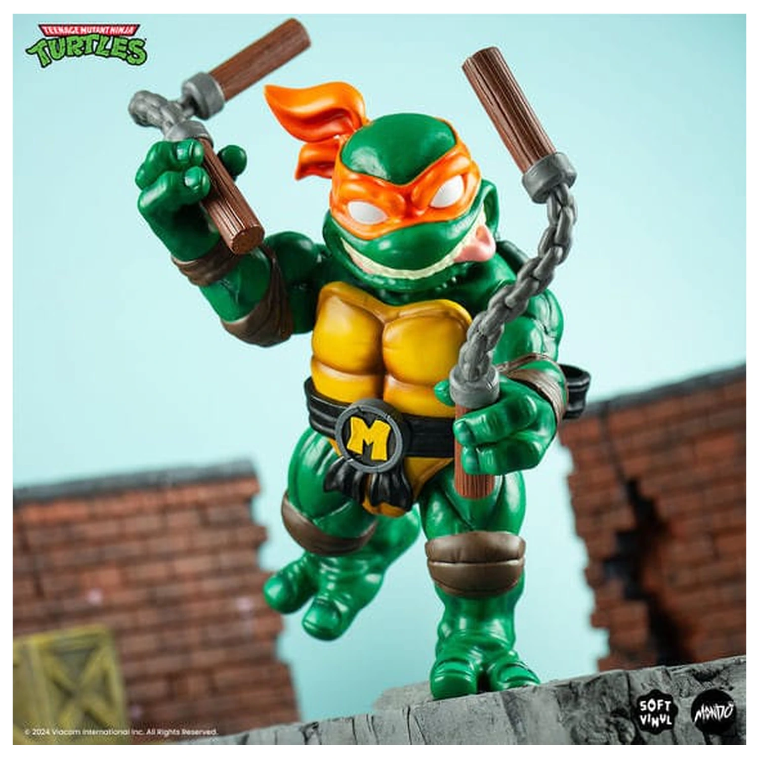 Teenage Mutant Ninja Turtles Soft Vinyl Figurka Michelangelo 20 cm zdjęcie produktu