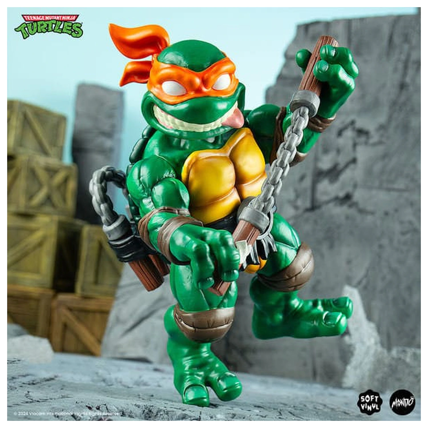 Teenage Mutant Ninja Turtles Soft Vinyl Figurka Michelangelo 20 cm zdjęcie produktu