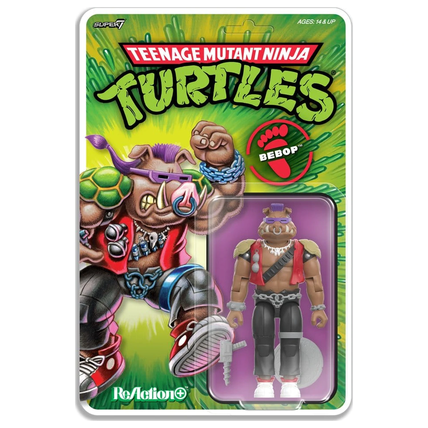 Teenage Mutant Ninja Turtles ReAction+ figurka akcji Wave 02 Bebop zdjęcie produktu