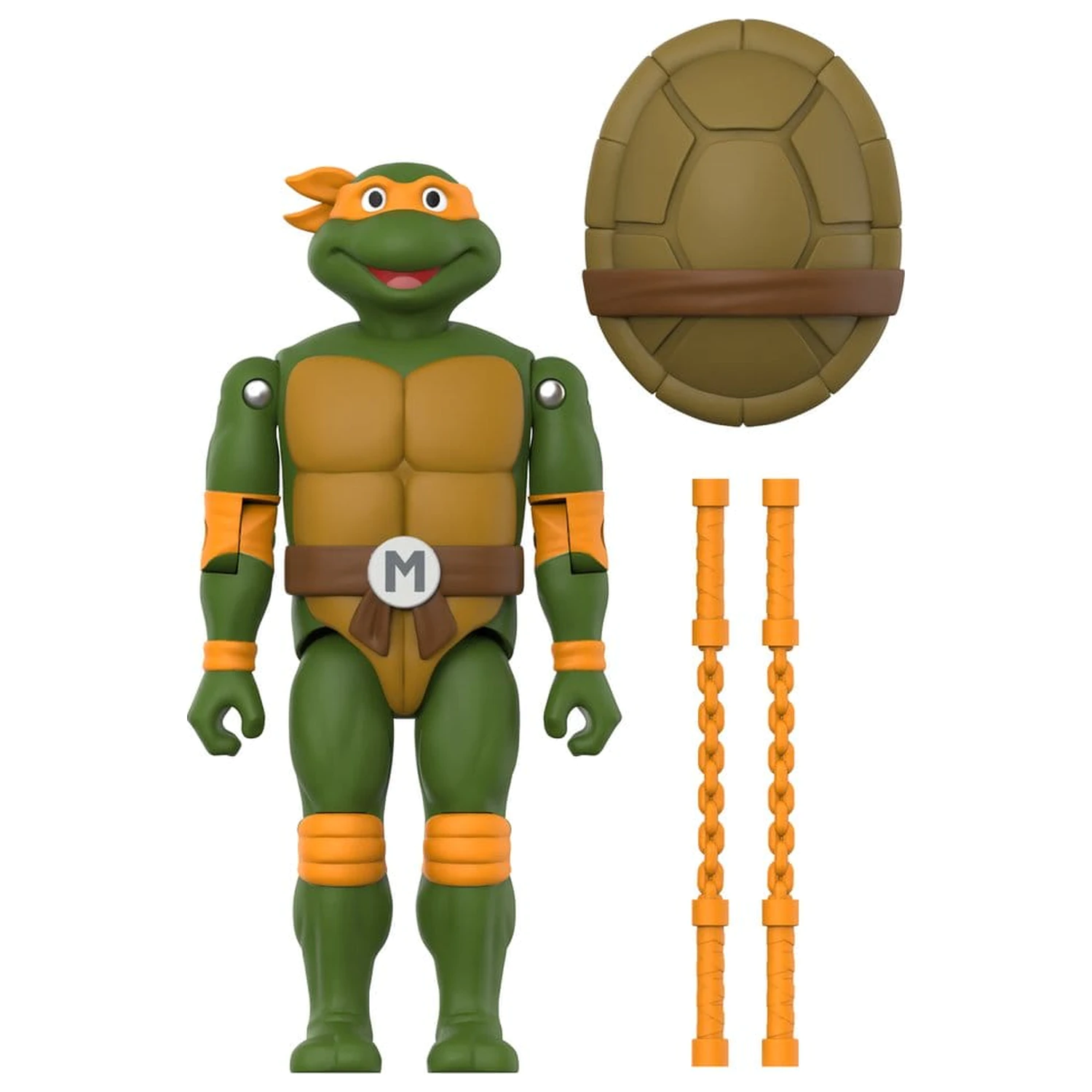 Teenage Mutant Ninja Turtles ReAction+ figurka Wave 02 Michelangelo zdjęcie produktu