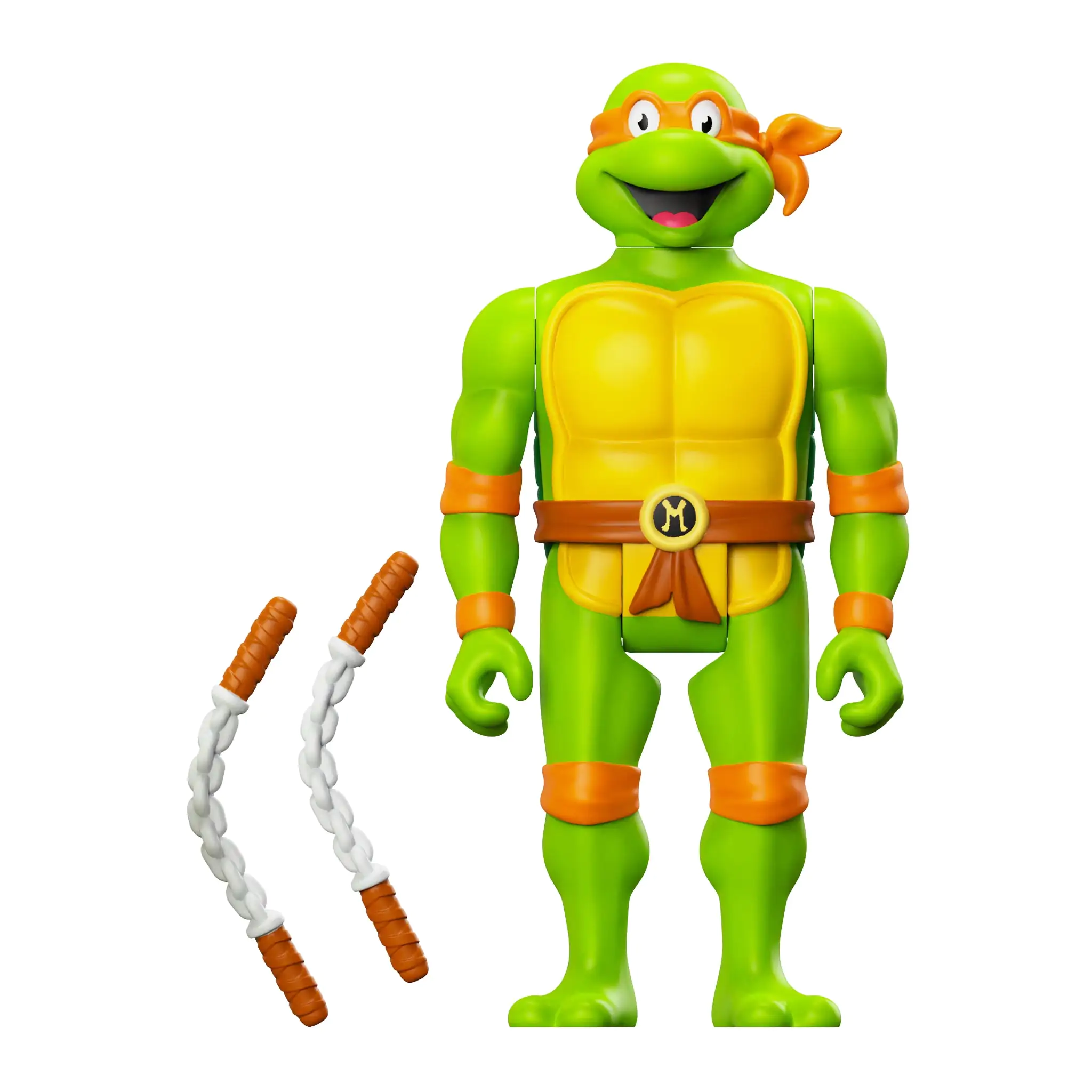 Żółwie Ninja Wojownicze Teenage Mutant Ninja Turtles ReAction Figurka Akcji Michelangelo 10 cm zdjęcie produktu