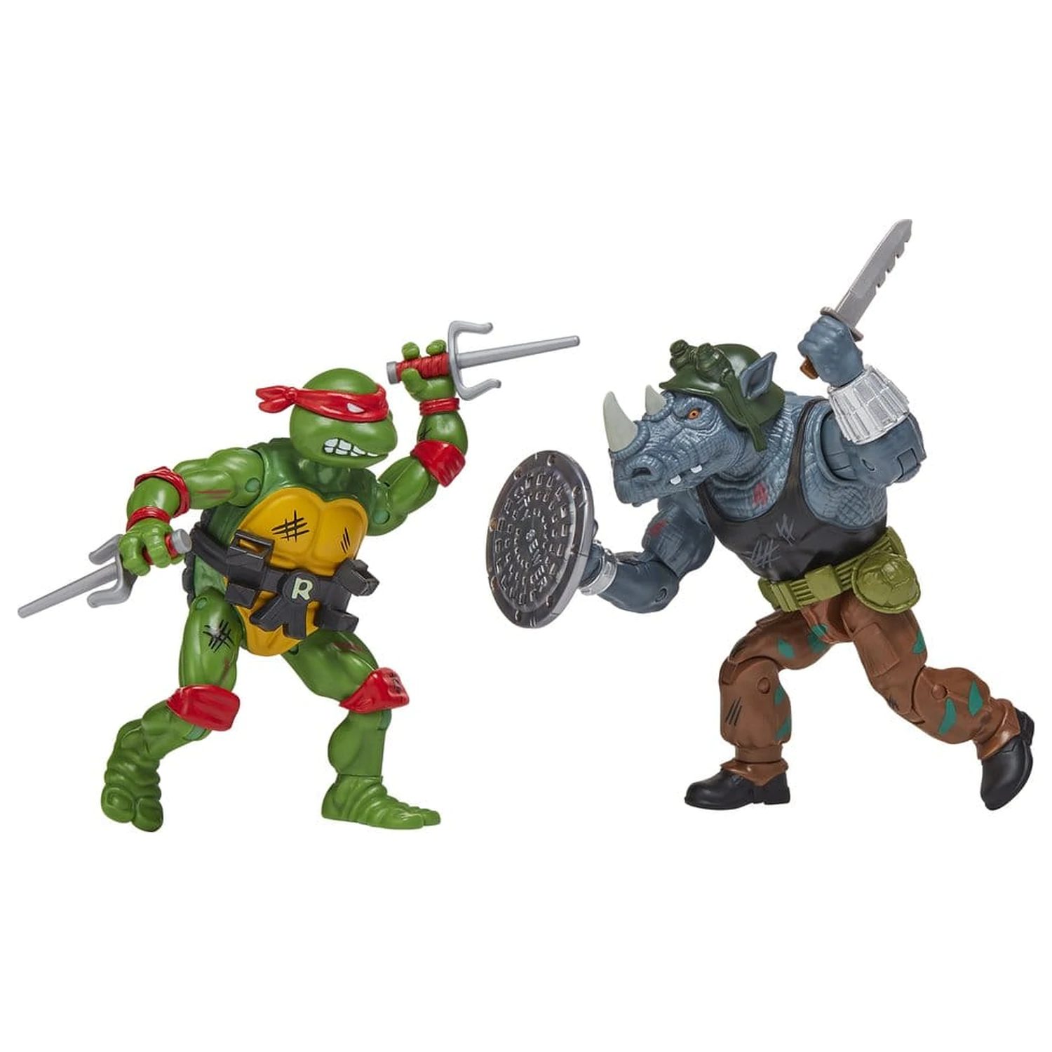 Teenage Mutant Ninja Turtles: Remastered figurki akcji Raphael vs. Rocksteady zdjęcie produktu