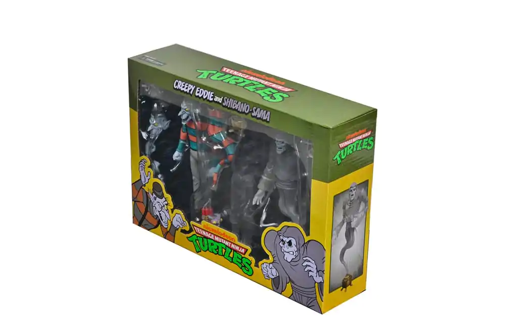Żółwie Ninja: Sobotnie Przygody Poranne Figurka Akcji 2-Pack Creepy Eddie & Shibano-Sama 17 cm zdjęcie produktu