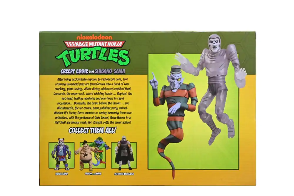 Żółwie Ninja: Sobotnie Przygody Poranne Figurka Akcji 2-Pack Creepy Eddie & Shibano-Sama 17 cm zdjęcie produktu