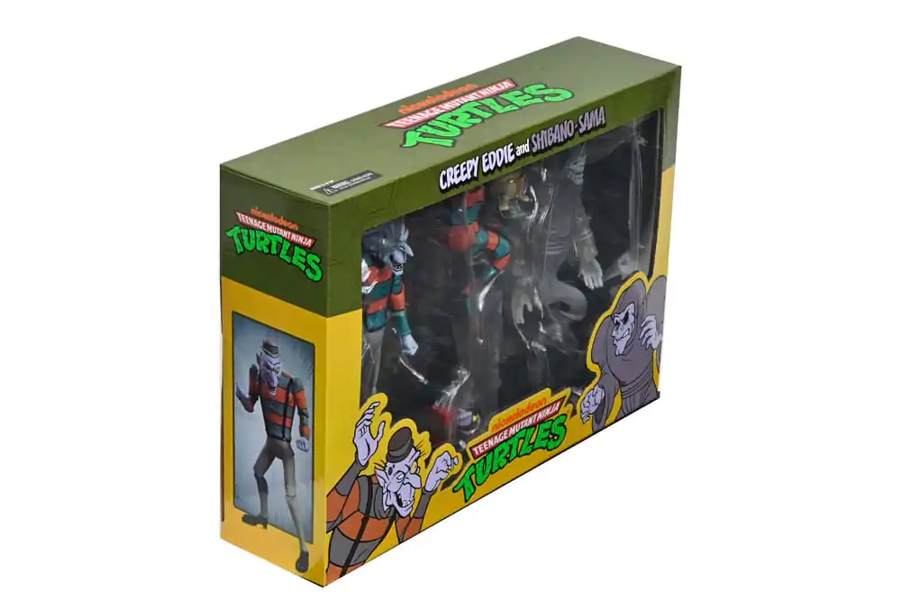 Żółwie Ninja: Sobotnie Przygody Poranne Figurka Akcji 2-Pack Creepy Eddie & Shibano-Sama 17 cm zdjęcie produktu