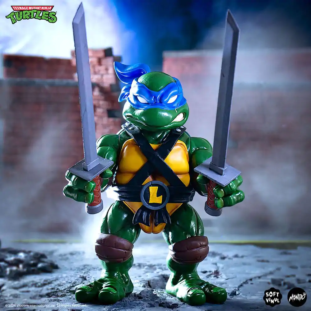 Teenage Mutant Ninja Turtles Miękka Winylowa Figurka Leonardo 25 cm zdjęcie produktu