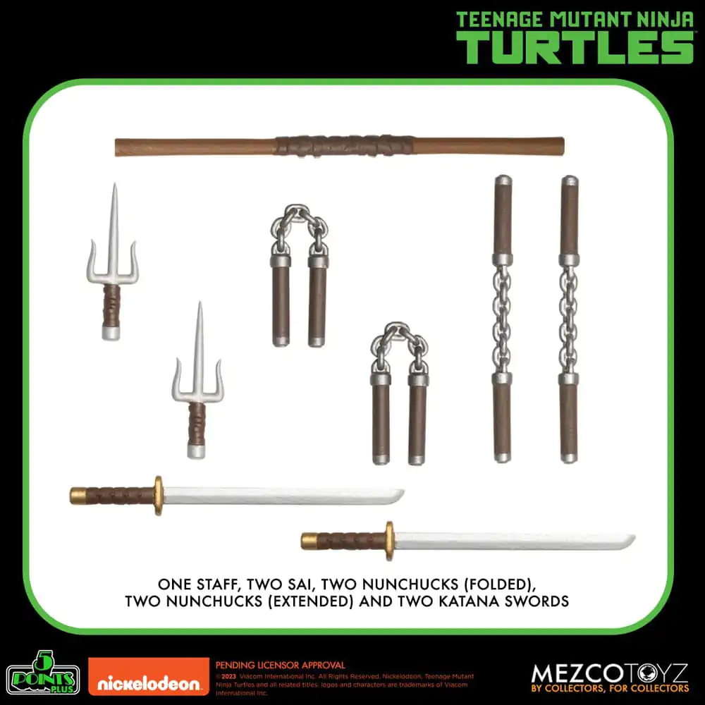 Żółwie Ninja Figurki Akcji Teenage Mutant Ninja Turtles Deluxe Set 8 cm zdjęcie produktu