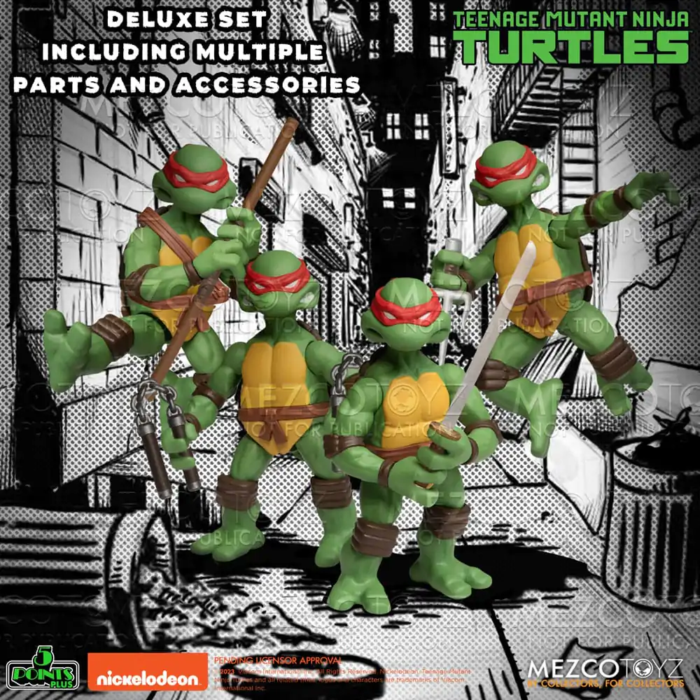 Żółwie Ninja Figurki Akcji Teenage Mutant Ninja Turtles Deluxe Set 8 cm zdjęcie produktu