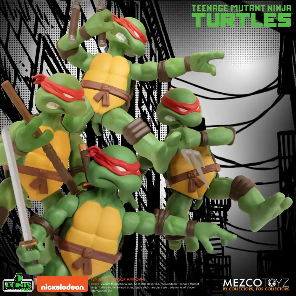 Żółwie Ninja Figurki Akcji Teenage Mutant Ninja Turtles Deluxe Set 8 cm zdjęcie produktu