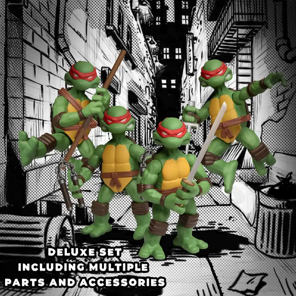 Żółwie Ninja Figurki Akcji Teenage Mutant Ninja Turtles Deluxe Set 8 cm zdjęcie produktu